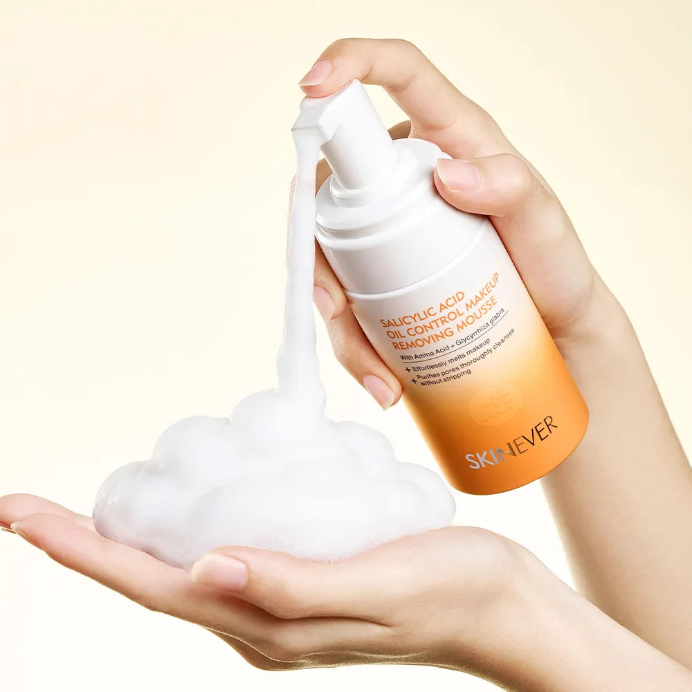 Mousse Nettoyante Démaquillante Contrôle du Sébum à l’Acide Salicylique